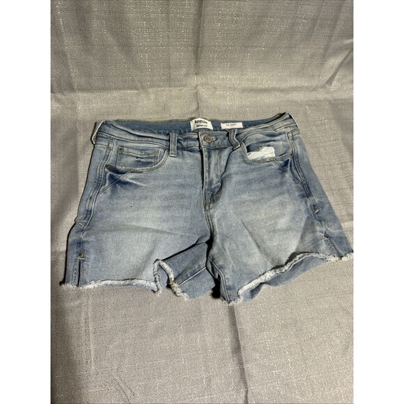Lot Of 6 Jean Shorts Women Denim Waist spring break chic booty distressed - Picture 16 of 16